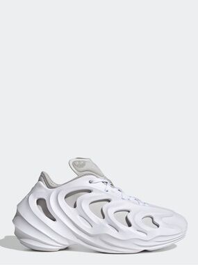 Big Kids Adidas Originals Adifom Q White Shoes Size 4